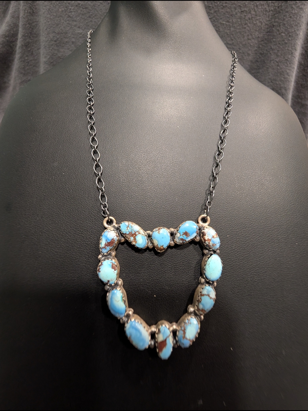 Turquoise Heart Pendant Necklace